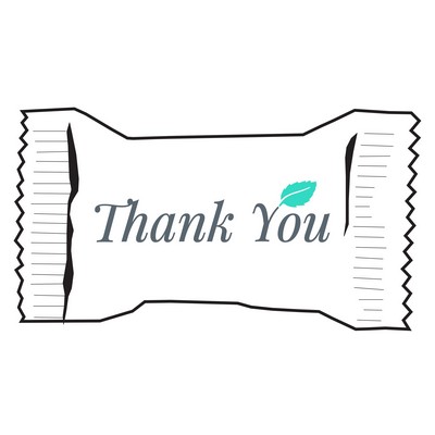 Assorted Pastel Chocolate Mints In A "Thank You" Wrapper