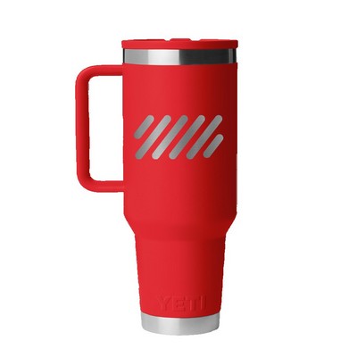 Yeti 40 oz Rambler Travel Mug with Color-Matched Straw Lid